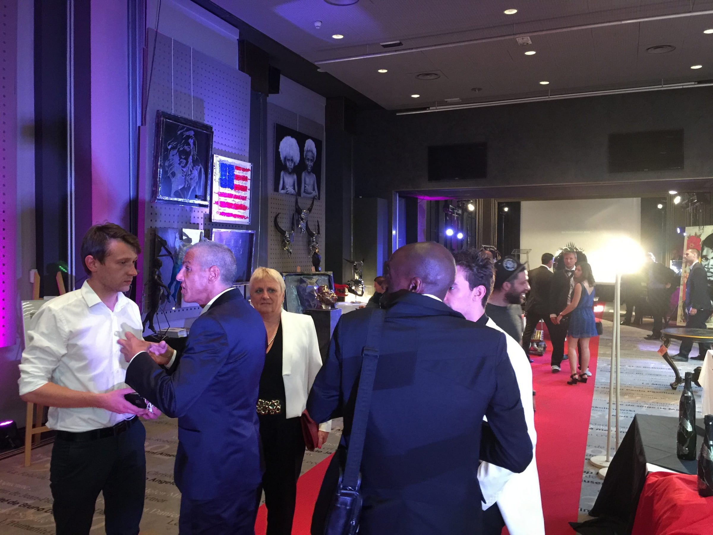 Guests on the red carpet at the Cannes Film Festival Auction 2015, Hôtel Barrière Le Majestic