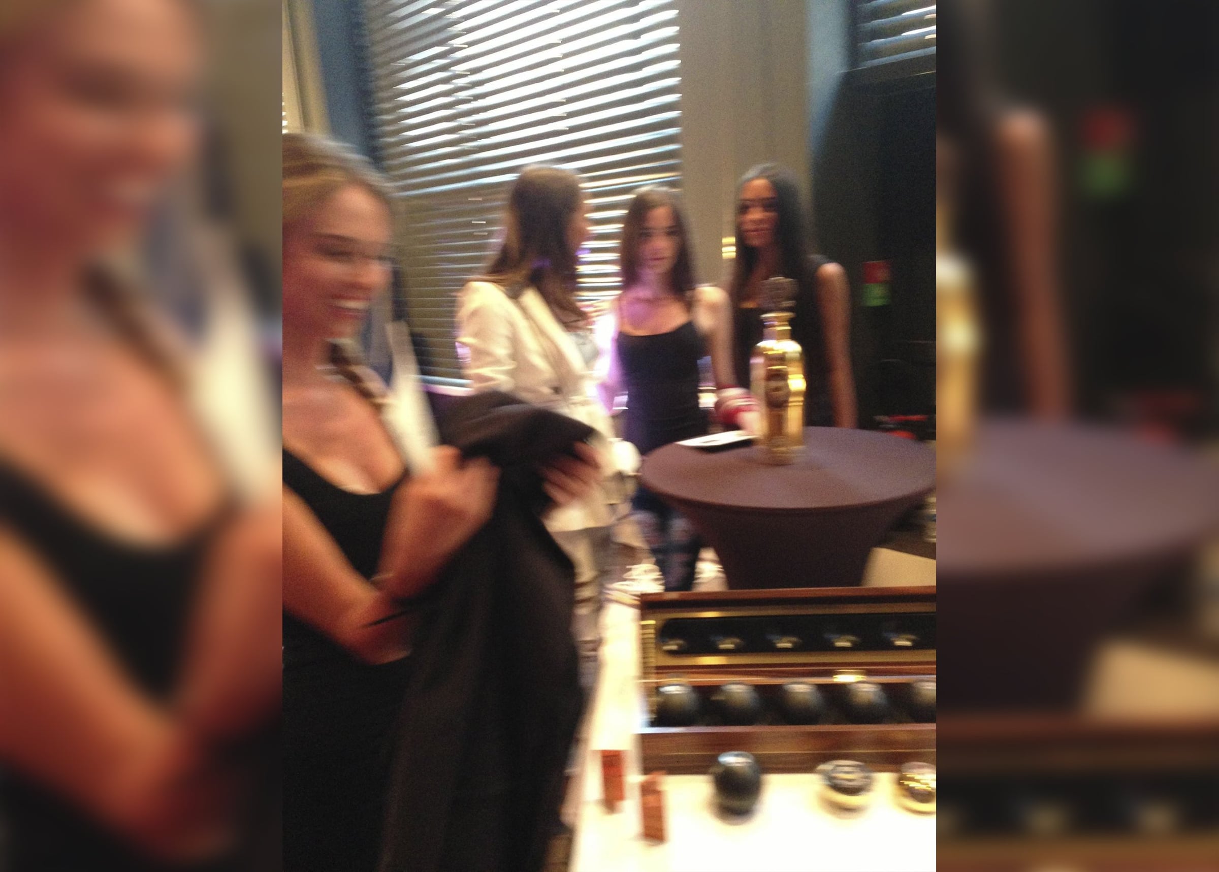 Guests at the RussoBaltique vodka and caviar table at the Cannes Film Festival Auction 2015, Hôtel Barrière Le Majestic